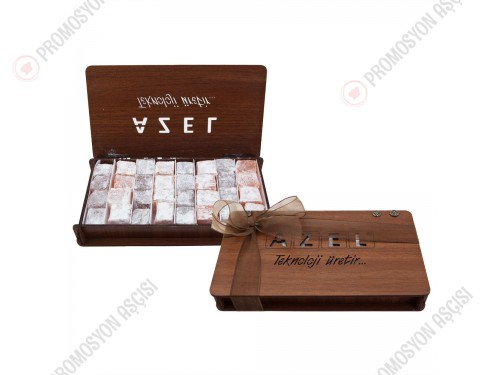 Orta Boy Ahşap Kutuda Lokum