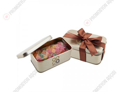 Dikdörtgen Metal Kutuda Lokum