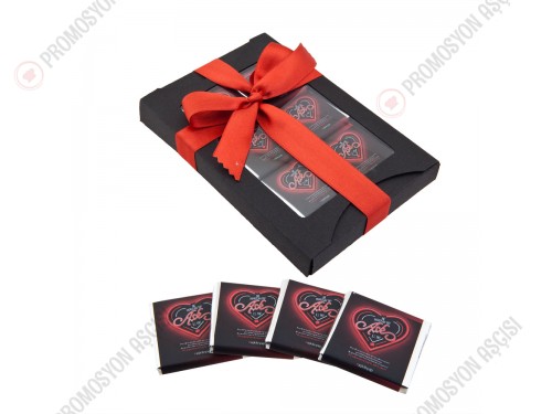 Pencereli Kutuda 6 Adet Madlen Çikolata