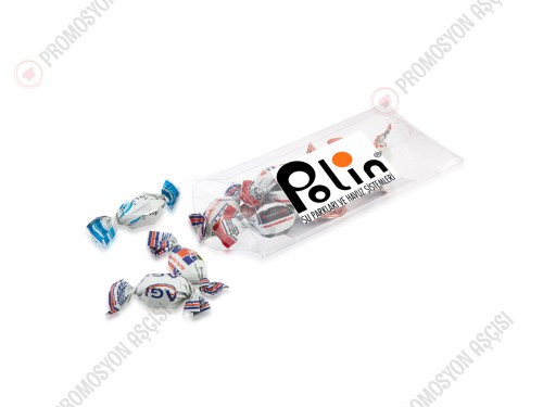 Yastık Asetat Kutuda Bonbon Şeker