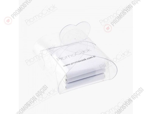 Kalpli Asetat Kutuda 3 lü Logolu Çikolata